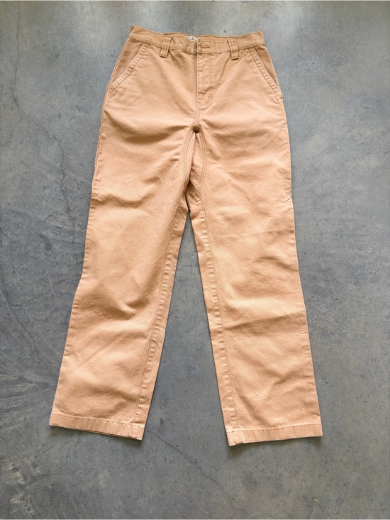 L.L. Bean Other - L.L.Bean Men’s 30x30 Tan Canvas Utility Workwear Pants Straight Leg 100% Cotton